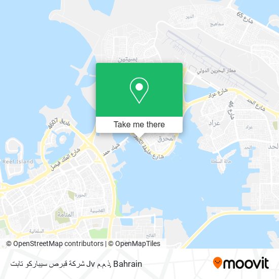 شركة قبرص سيباركو تابت Jv ذ.م.م map