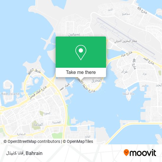 أفانا كابيتال map