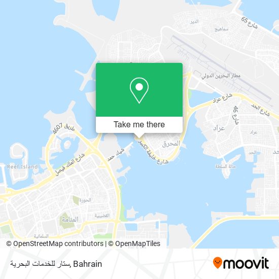 ستار للخدمات البحرية map