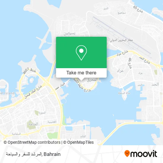 المرشد للسفر والسياحة map