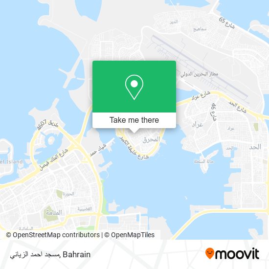 مسجد احمد الزياني map