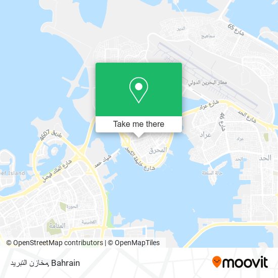 مخازن التبريد map