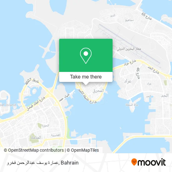 عمارة يوسف عبدالرحمن فخرو map