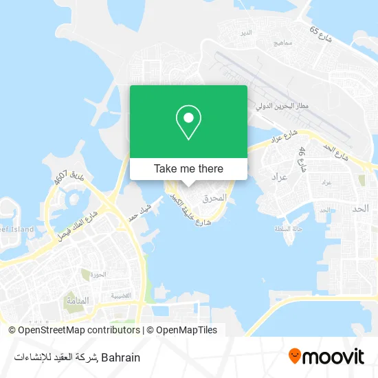 شركة العقيد للإنشاءات map