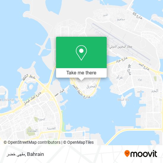 مقهى خضر map