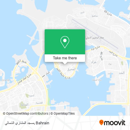 مسجد المشاري الشمالي map