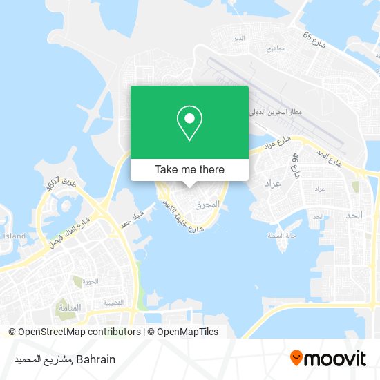 مشاريع المحميد map