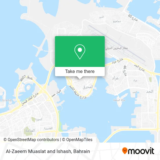 Al-Zaeem Muaslat and Ishash map