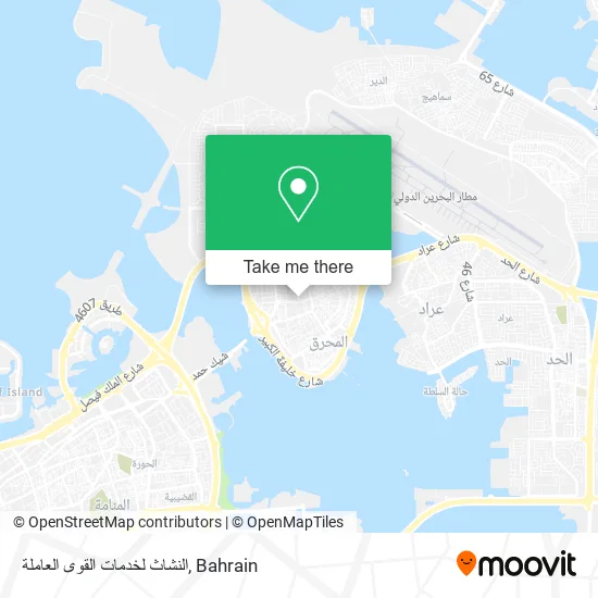 النشاث لخدمات القوى العاملة map