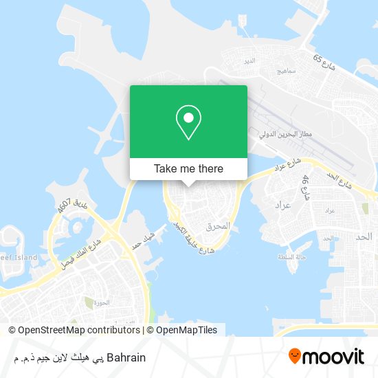 بي هيلث لاين جيم ذ.م. م map