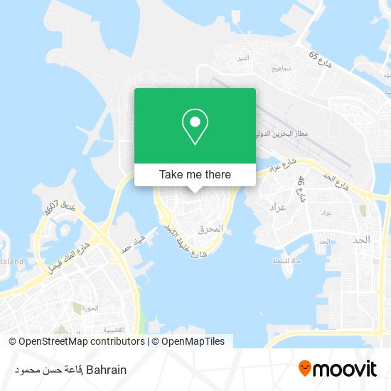 قاعة حسن محمود map