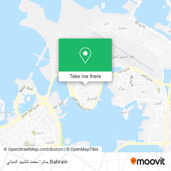 مانزا محمد لتشييد المباني map