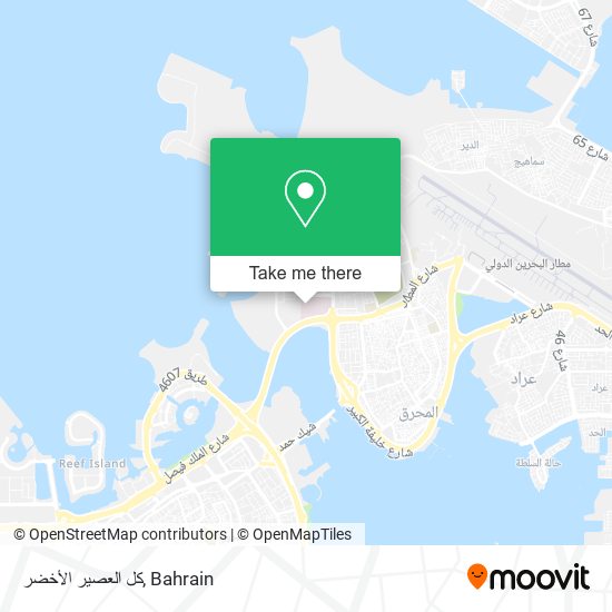 كل العصير الأخضر map