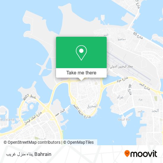 بناء منزل غريب map