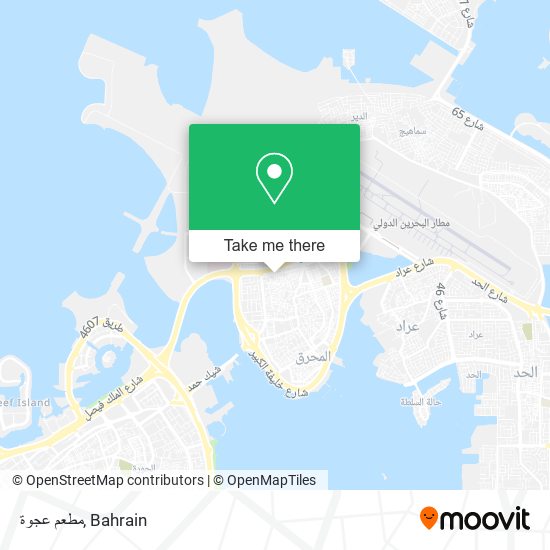 مطعم عجوة map