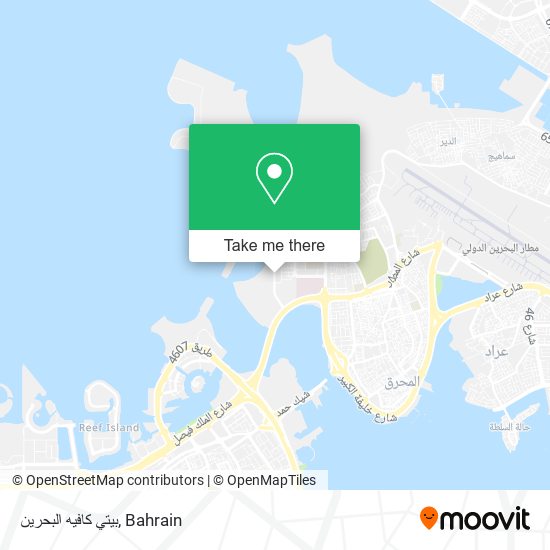 بيتي كافيه البحرين map