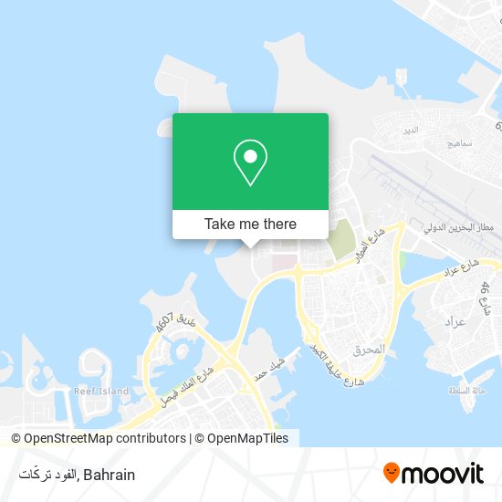 الفود تركّات map