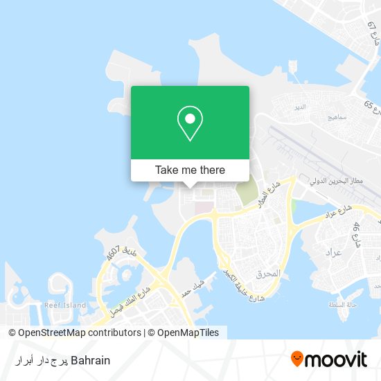 برج دار أبرار map