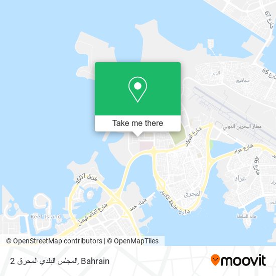 المجلس البلدي المحرق 2 map