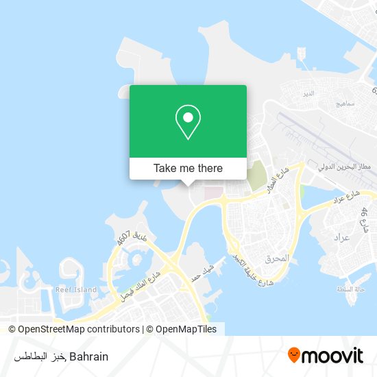 خبز البطاطس map