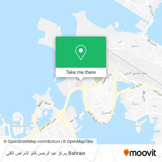 مركز عبد الرحمن كانو لأمراض الكلى map