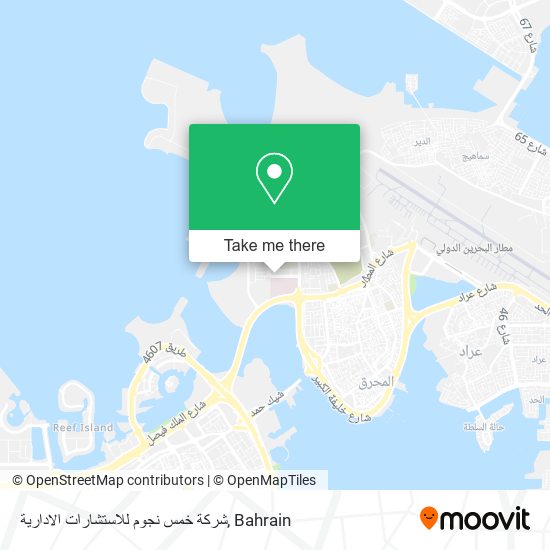 شركة خمس نجوم للاستشارات الادارية map