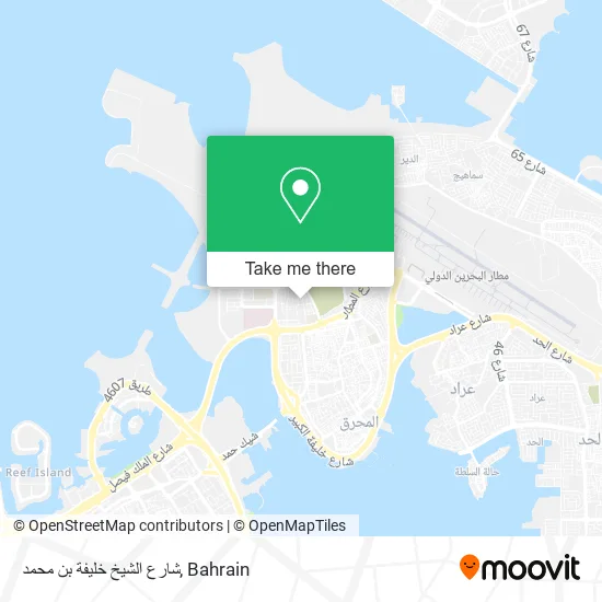 شارع الشيخ خليفة بن محمد map
