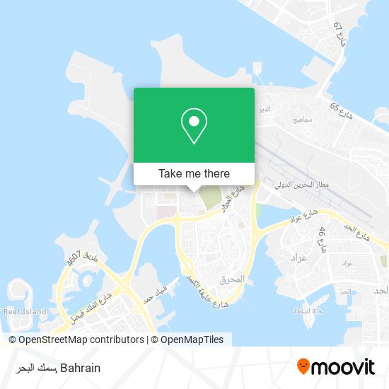 سمك البحر map