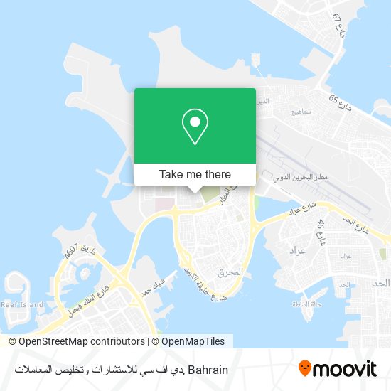 دي اف سي للاستشارات وتخليص المعاملات map