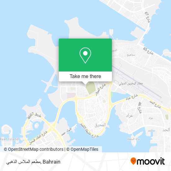 مطعم الملاس الذهبي map
