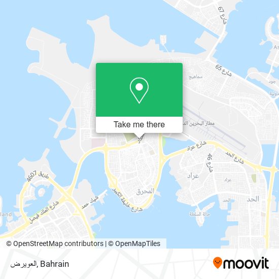 العويرض map