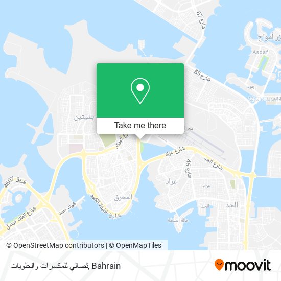 ثصالي للمكسرات والحلويات map
