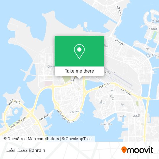 مغاسل الطيب map