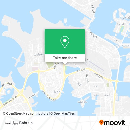 بابيل أحمد map