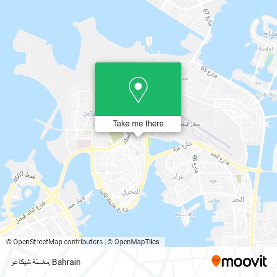 مغسلة شيكاغو map