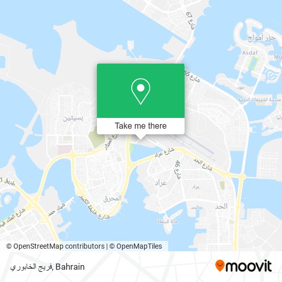 فريج الخابوري map