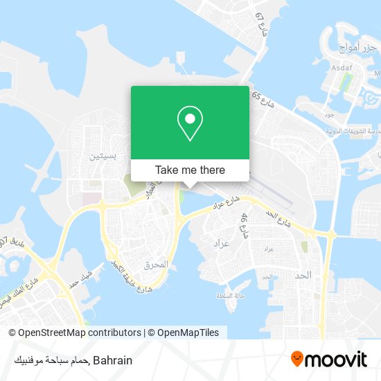 حمام سباحة موفنبيك map