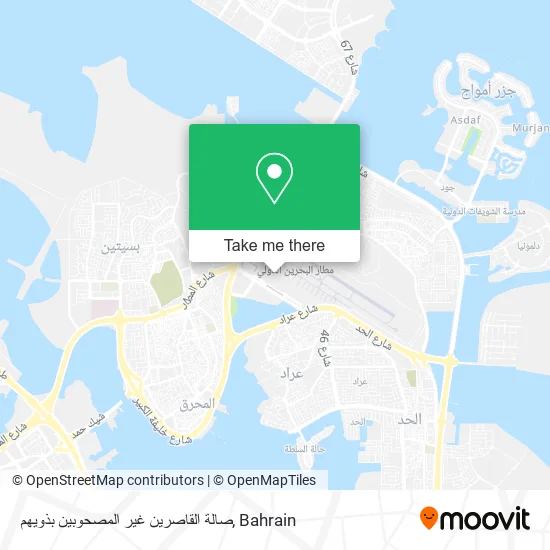 صالة القاصرين غير المصحوبين بذويهم map
