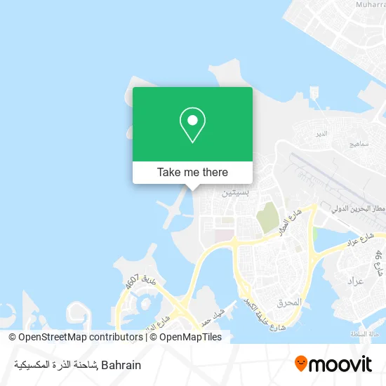 شاحنة الذرة المكسيكية map