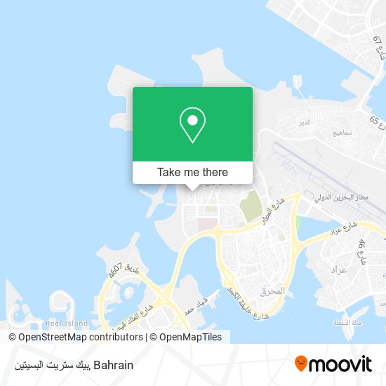 بيك ستريت البسيتين map