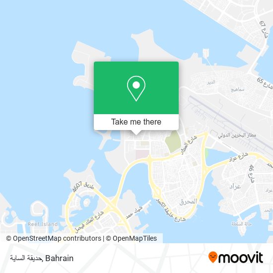 حديقة الساية map