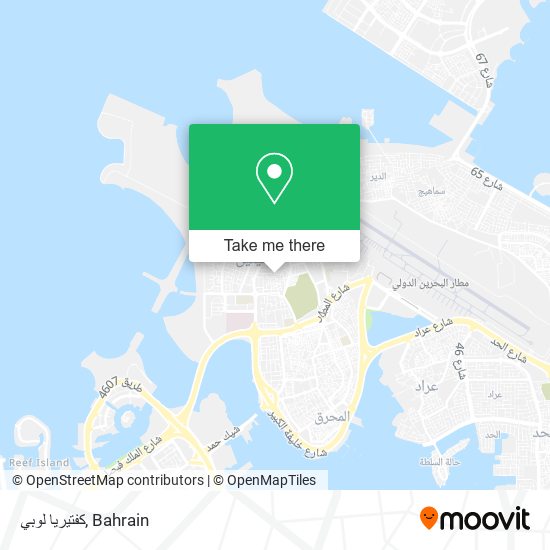 كفتيريا لوبي map