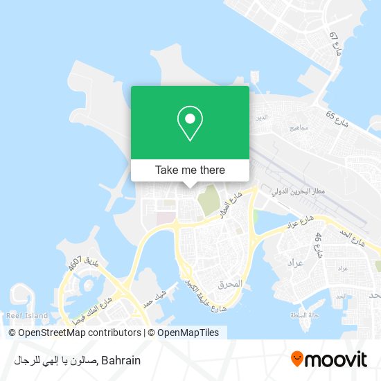 صالون يا إلهي للرجال map