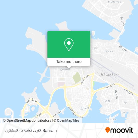 القوى العاملة من السيليكون map