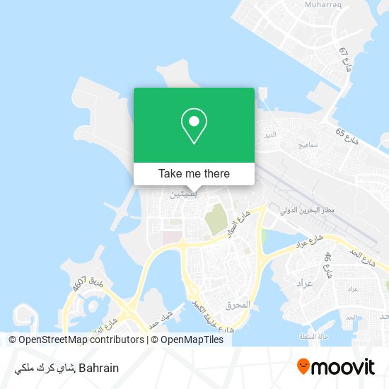 شاي كرك ملكي map