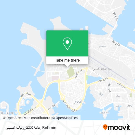 عالية للالكترونيات البسيتين map