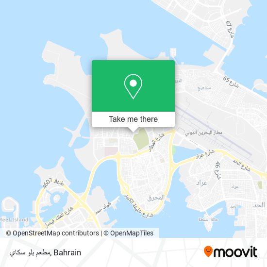 مطعم بلو سكاي map