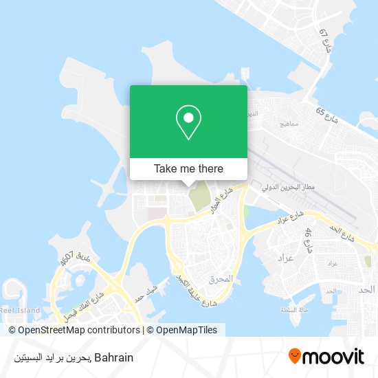 بحرين برايد البسيتين map