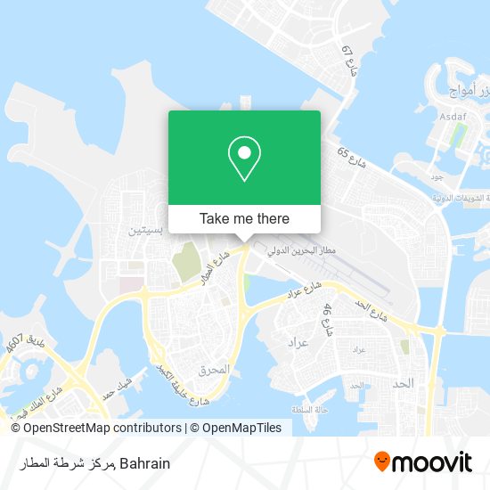 مركز شرطة المطار map