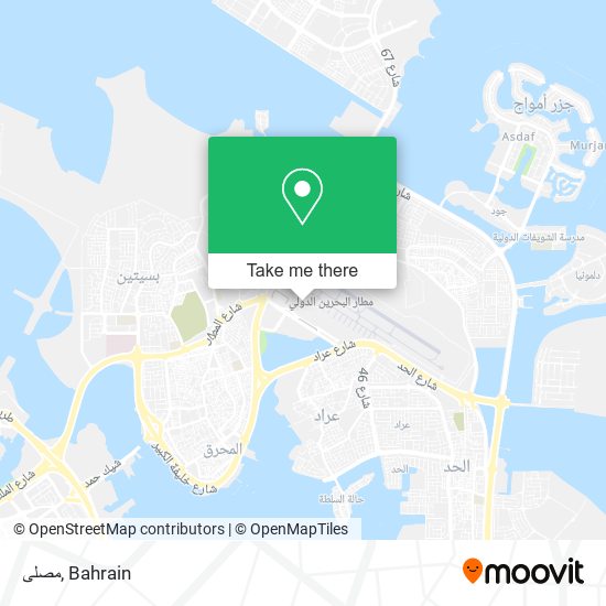 مصلى map